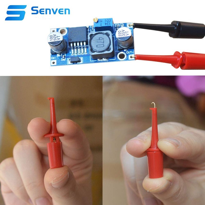 Senvenelec Multimeter Test Hook, Multimeter Lead Test Hook Clip Electronic