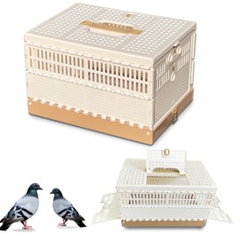 Folding Bird Cage Pigeons Travel Cage Training Cage Release Pairing Cage Plastic Nest Box for Pet Bird Racing Small Animals