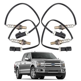 4pcs FEXON Oxygen Sensor Upstream Downstream O2 Sensor Compatible with Ford F150 F250 Ranger Expedition Explorer Escape, Mazda Tribute, Lincoln & More Replace# 15717, 15716, 15664, ZZC318861
