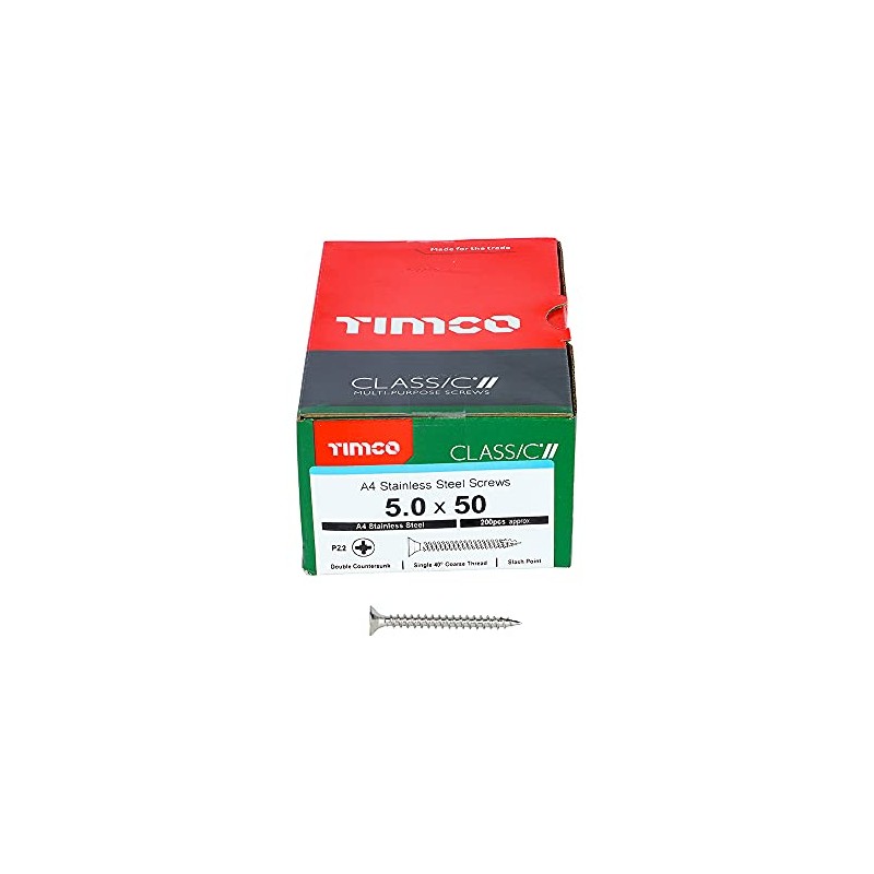 TIMCO Classic Multi-Purpose Screws - PZ - 5.0 x 50