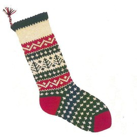 Christmas Stockings Knitting Kits; Evergreen
