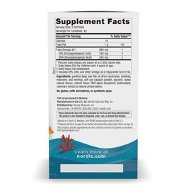 Nordic Naturals Ultimate Omega Jr., Strawberry - 90 Mini Soft Gels - 680 Total Omega-3s with EPA & DHA - Brain Health, Mood, Learning - Non-GMO - 45 Servings