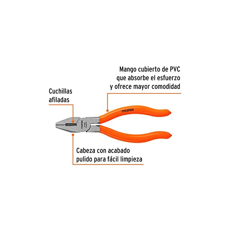 TRUPER T200-6 Lineman's Pliers 6" (15cm)