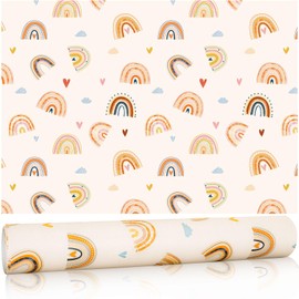 Whaline - 10 hojas de forros bohemios para cajones de té blanco perfumado con aroma a té blanco, forros de papel para cajones en el hogar, clóset, clóset, 19.5 x 14 pulgadas