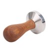 58mm Stainless Steel Coffee Tamper Wooden Handle Powder Pressing Tool