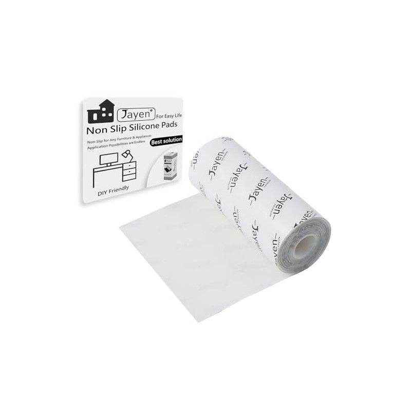 Non-Slip Self-Adhesive Silicone Pads - Cuttable Furniture Protection