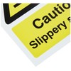 Seco Caution Slippery Surface Sign, 150mm x 200mm - 1mm