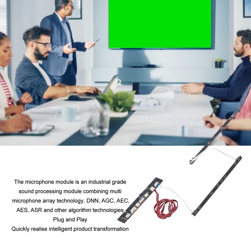 Microphone Module Voice Recognition 8 Array Intelligent Algorithm Noise Reduction