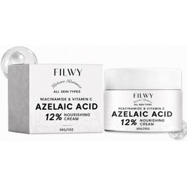 Azelaic Acid 12% Facial Cream with Niacinamide & Vitamin C, Daily