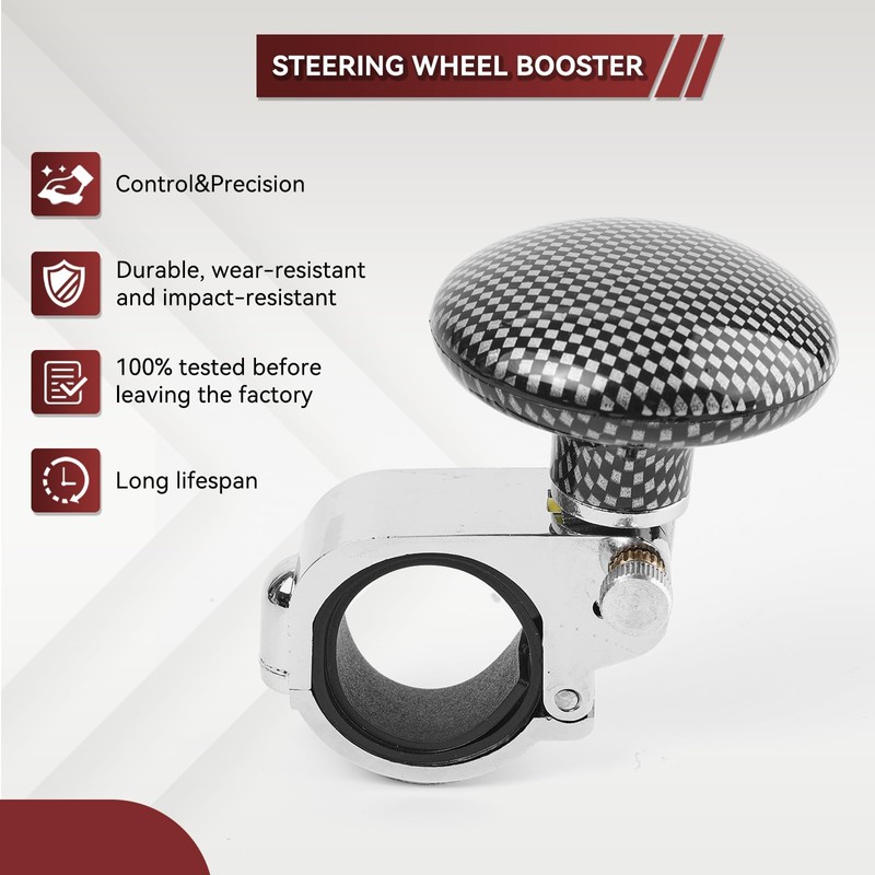 AUTOXBERT Steering Wheel Knob, Universal Steering Wheel Aid Handle Assister