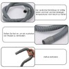 2 x Universal Mounting Elbow for Hanging Bend, Drain Hose,