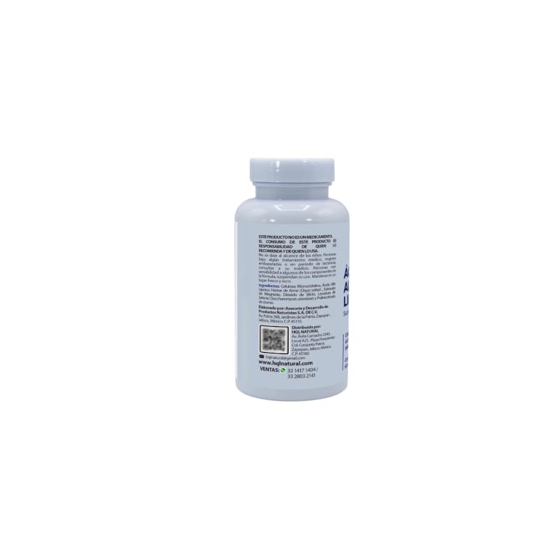 Ácido Alfa Lipoico 60 cápsulas Suplemento