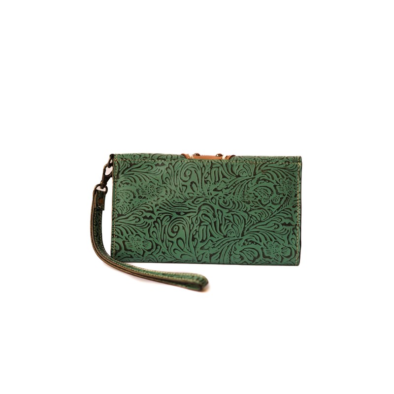 Dev Export Tooled Leather Hand Tooled Carving Wallet Western Style