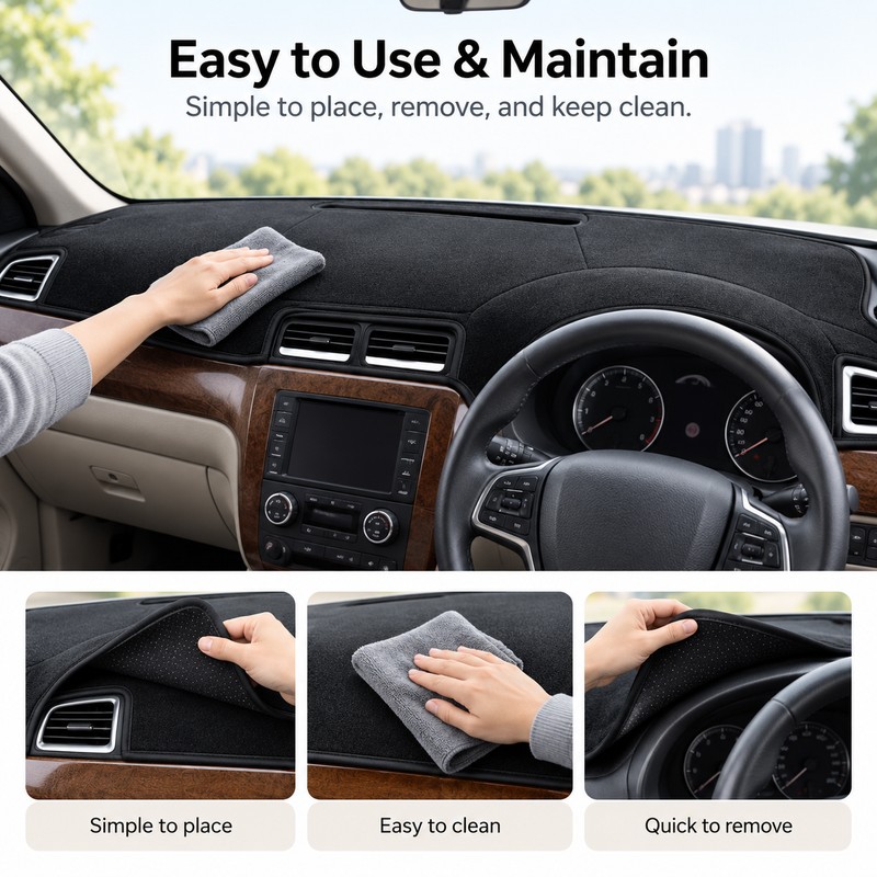 Dashboard Cover Mat for Chevy & GMC Trucks – Anti-Slip
