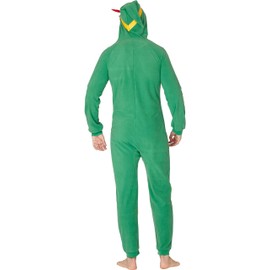 INTIMO Elf The Movie Mens Buddy The Elf One Piece Costume Pajama Set, Green, Medium