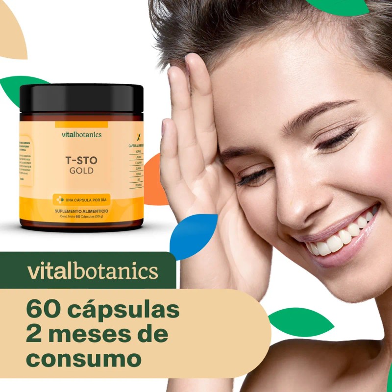 Testo Gold Con 60 Capsulas. Suplemento Alimenticio- Multivit No