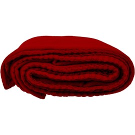 60x90 Blanket, Hypoallergenic Fleece Throw Blankets for Bedroom, Couch, Livingroom, Chair, as Wedding Blanket Favors (Red)