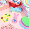 224 Pcs Easter Foam Stickers Set Egg Bunny DIY Craft