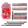 Geinxurn 42pieces Screwdriver Bits Set, Impact Magnetic S2 Steel Multi