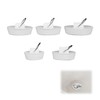 5 Pcs Bath Plug Replacement,Rubber Sink Plugs,Universal Drain Stopper Sink