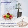 ALLCENER Fruit Bowl for Kitchen Counter, Fruit Basket with Leaf-shaped