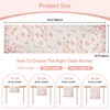 Hejo Cherry Blossom Pattern Table Runner,Reusable Table Runners for Dining