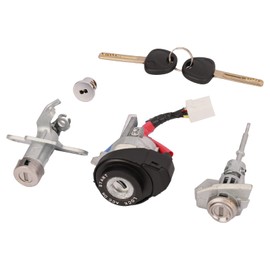 Getfarway Car Full Lock Cylinder Set 81970-C1A00 81970C1A00 Compatible with Hyundai Sonata 2015-2019 1 x Ignition Switch/1 x Trunk Lock/1 x Front Left Door Lock/ 1 x Glove Box Lock/ 2 x Universal Keys