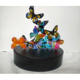 LICRAFT Desk Sculpture Butterflies Desktop Stress Relief Toy Fidget Toy for Anxiety Office Gift Desk Intelligence Development