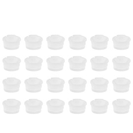 JCBIZ 24PCS Press-in Medical Syringe Bottle Adapter Dosing Adapters for 24mm/0.94in Hospitals, Clinics