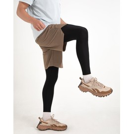 Nipinus Leg Cover, Cycling, Quick Drying, UV Protection, UPF 50+, Anti-Slip, Sun Protection, Sweat Absorbent, Quick Drying, For Summer, Cool Feeling, L