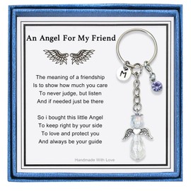 Friendship Gifts For Women Friends Best Friend Keychains Best Friend Birthday Gifts For Women Friendship Keychain Bracelet Guardian Angel Keychains Long Distance Friendship Gifts Best Friend Jewelry-M