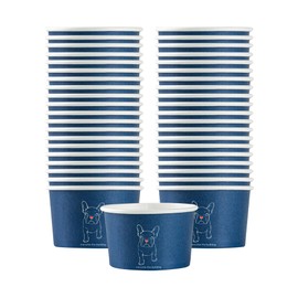 Restaurantware Coppetta 3-Ounce Dessert Cups, 200 Disposable Ice Cream Cups - Lids Sold Separately, Sturdy, Frenchie Paper FroYo Bowls, For Hot And Cold Foods, Perfect For Gelato Or Mousse