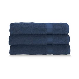 Gabel Pure Cotton Face Towels, 60 x 100 cm, Blue, Pack of 3