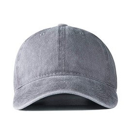 Wennmole unisex baseball cap, outdoor baseball cap, adjustable adult hat, sports, cool, fashionable baseball cap for men and women, gray, Einheitsgröße