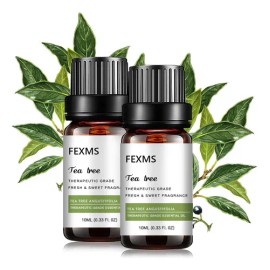 2pcs Aceite Esencial De Árbol De Té Natural 100% Puro 20ml