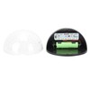 4Pcs Outdoor Waterproof Semicircle 6LED Solar Power Wall Lamp Black
