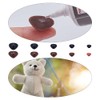 PandaHall 380 Pieces 5 Sizes Safety Nose, Craft Triangle Nose,