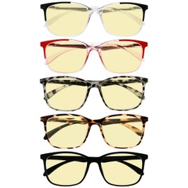 Eyekepper 5-pack Blue Light Filter Glasses Women - Fashion Computer Eyeglasses