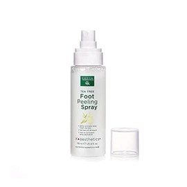 Earth Therapeutics Spray Exfoliante para Pies con Aceite de Árbol de Té – Spray Conveniente para Eliminar las Callosidades – Botánicos Suaves con Acei