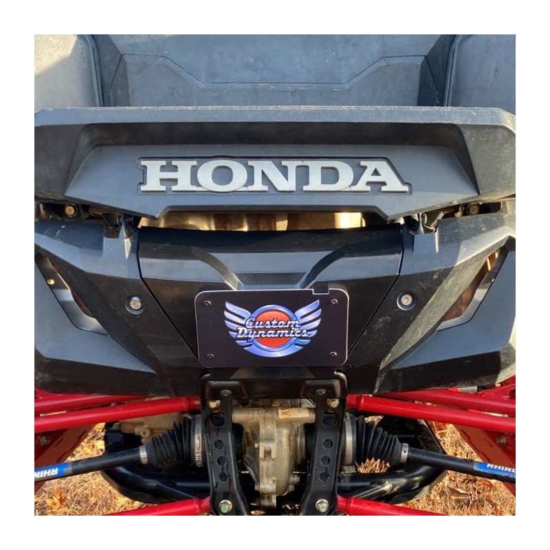 Custom Dynamics SXS License Plate Mount for Honda Talon