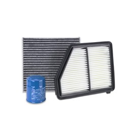 17220-5BA-A00 Engine Air Filter & 15400-PLM-A02 Oil Filter & 80292-TF0-G01 Cabin Air Filter Fit for 2016-2025 Honda Civic 2.0L Gas 2023-2025 HR-V 2.0L Gas