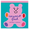 Chic Greeting Life Square Memo Bear MMN-487 Blue