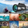 80x100 Monocular-Telescope High Powered for Smartphone Monoculars for Adults High