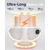 Heated Eye Mask for Dry Eyes, Cordless Sleep Mask with
