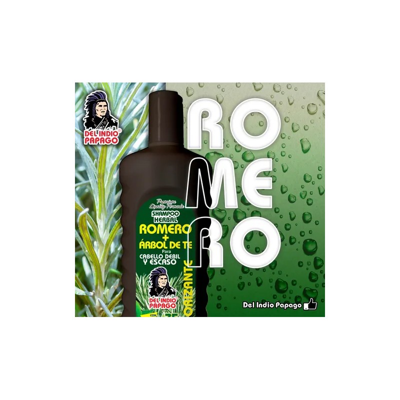 Shampoo Romero Y Árbol De Te Del Indio Papago