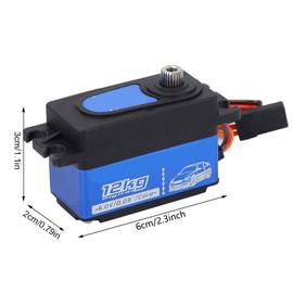 SPYMINNPOO RC Digital Servo 1:10 Remote Control Drift SPT4412LV 12KG Digital Servo Large Torsion Metal Gear Servos for RC Mode DIY Servos Parts