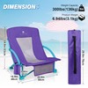 Beach Chairs for Adults 2 Pack,Heavy Duty Folding Low Back