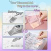 Glotrove Diamond Art Storage Containers Trays, 60 Pcs