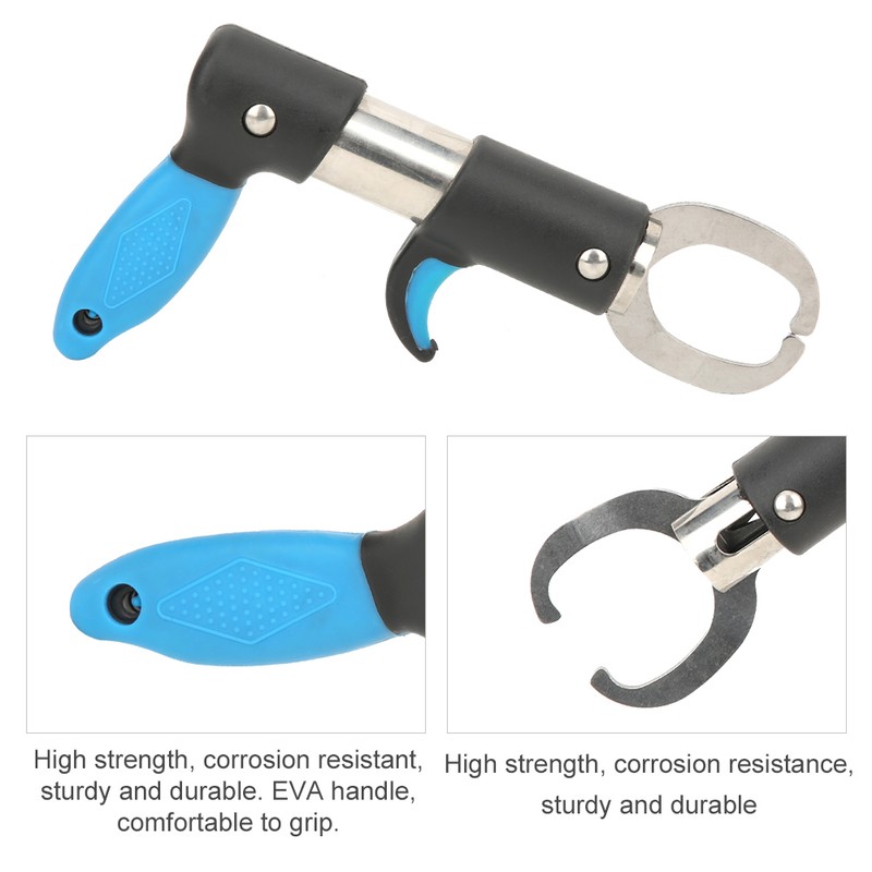 Stainless Steel Fish Control Lip Gripper Plier Lure Controller Clamp