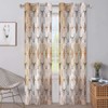 AHBEWIN Aztec Blackout Curtains Tribal Western Bull Skull Boho Drapes